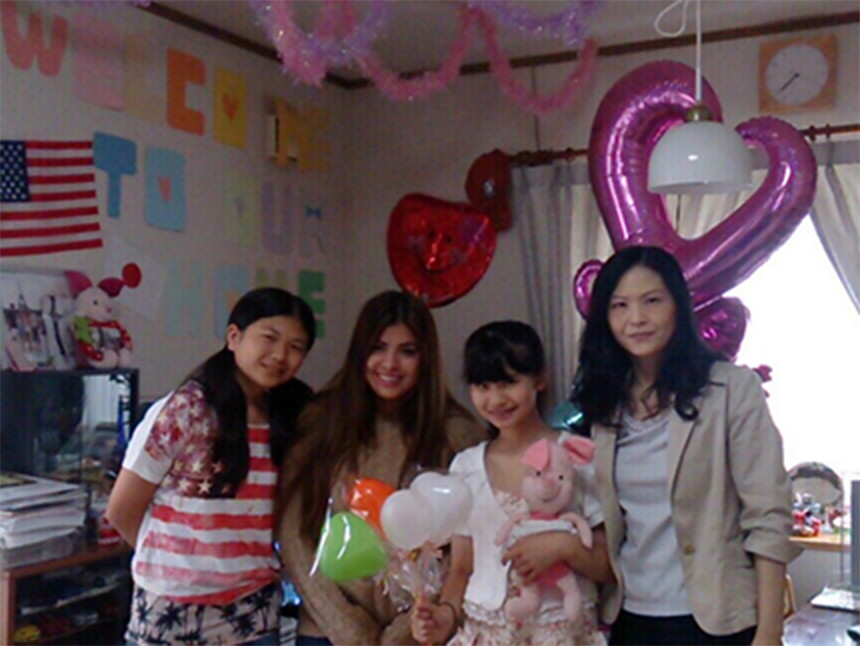 【写真】ホストファミリーの写真